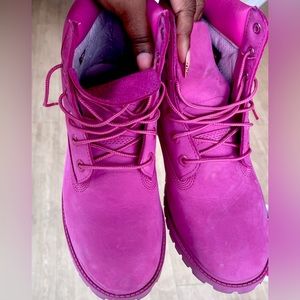 Women’s Pink Timberland Boots